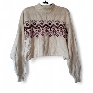 Hollister crop sweater